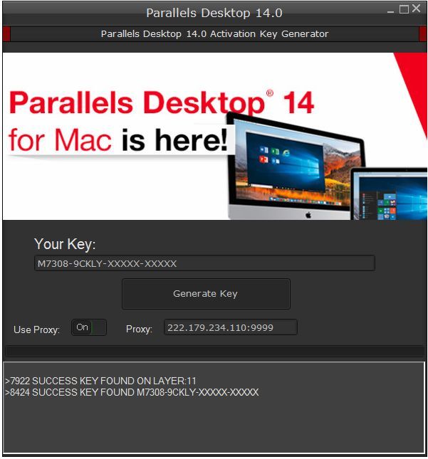 parallels for mac free activation key